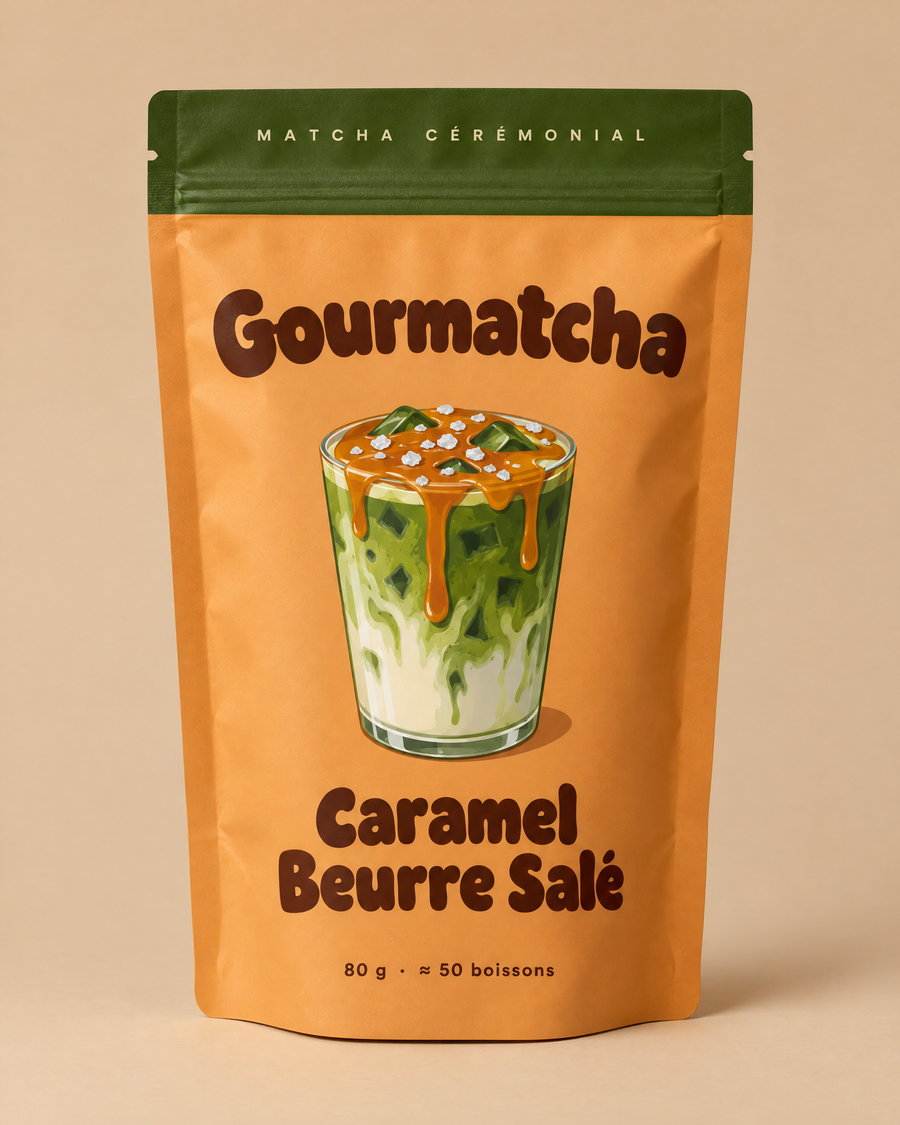 Sachet Gourmatcha Caramel Beurre Salé