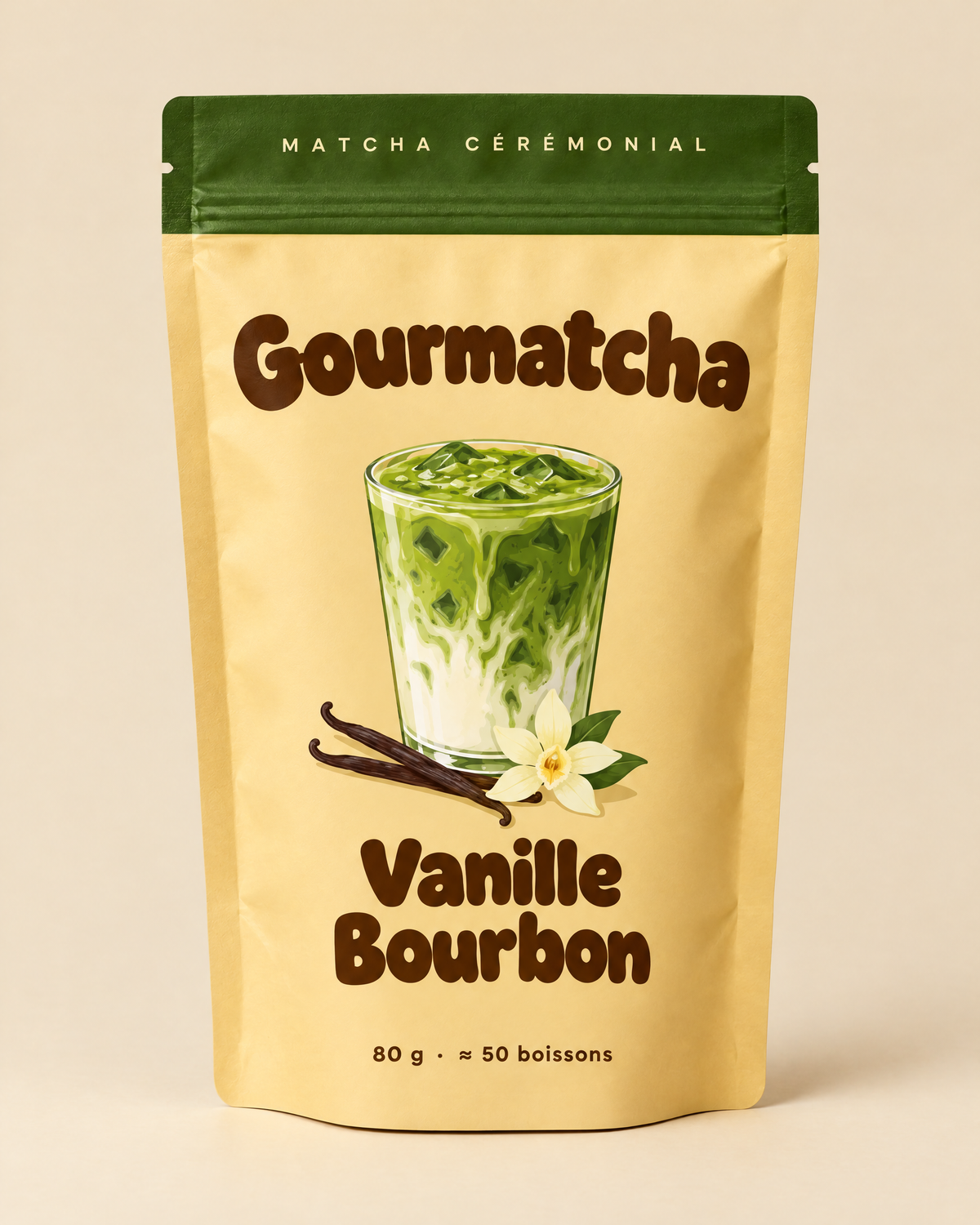 Sachet Gourmatcha Vanille Bourbon